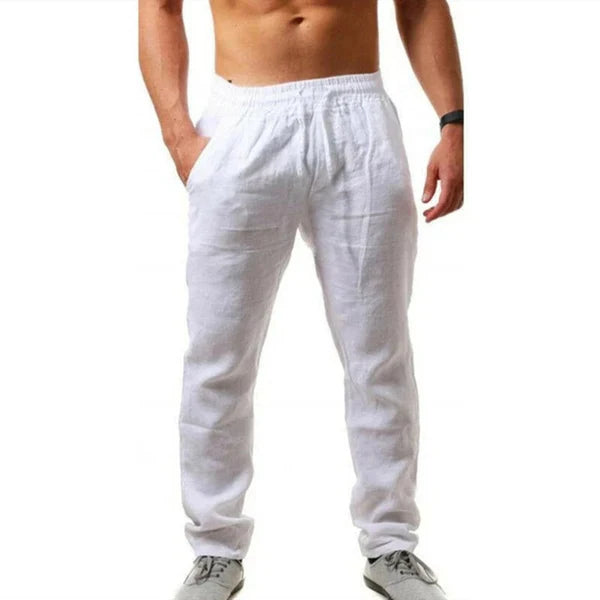 Mathijs | Stylische Leinenhose für luftige Eleganz im Sommer