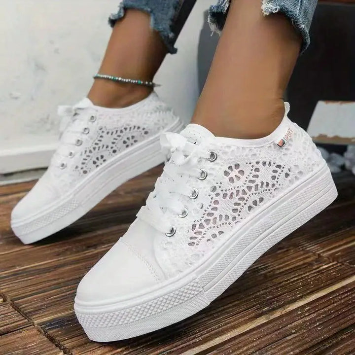 Plateau | Sneakers mit Spitze für Frauen