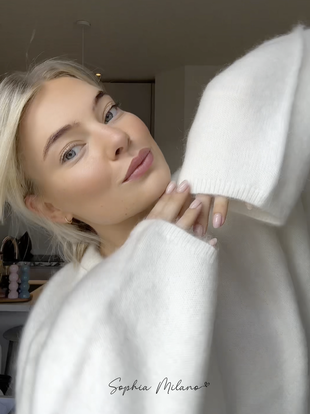 Clara | Kuscheliger Mohair-Pullover mit Rundhals