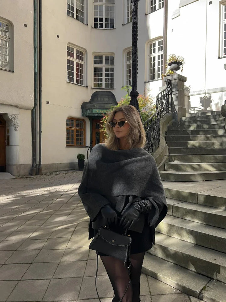 Ayla | Mantel Schal Jacke für stilvolle Wintertage