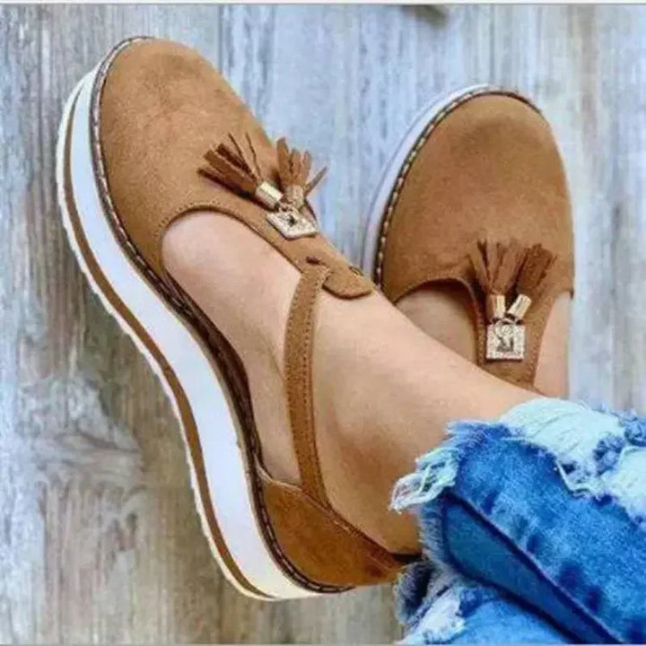 Mina | Sunshine Sandalen mit Quasten für sonnige Urlaubstage
