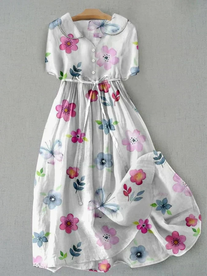 Leonie | Elegantes Sommerkleid mit Blumenprint