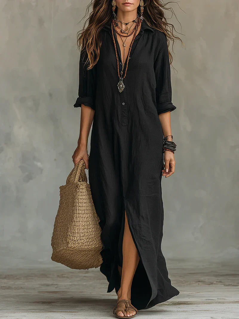 Mila | Elegantes Kleid Damen Maxi Look