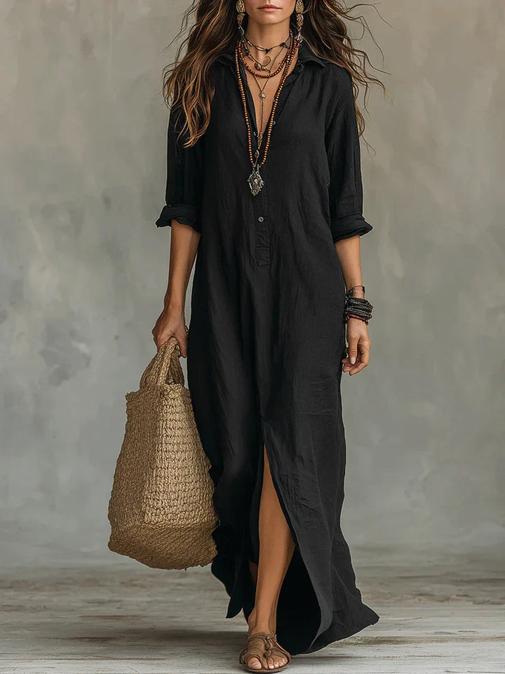 Mila | Elegantes Kleid Damen Maxi Look
