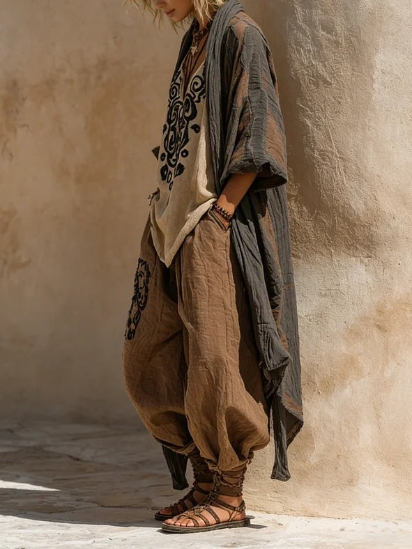 Greta | Leichtes Boho Set Damen Stilvoll
