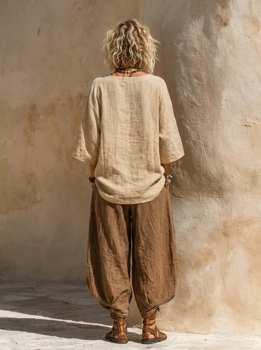 Greta | Leichtes Boho Set Damen Stilvoll