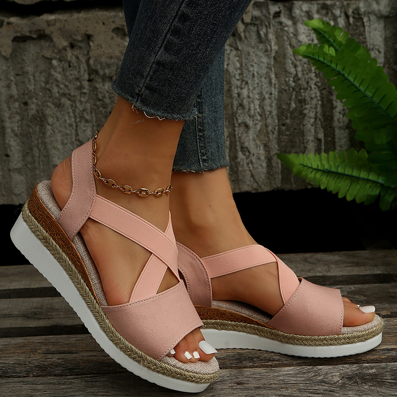 Nora | Stilvolle Kreuzriemen Sandalen Damen