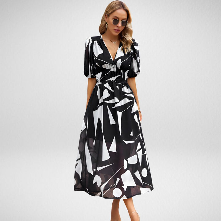 Meredith | Kleid mit V-Ausschnitt Damen