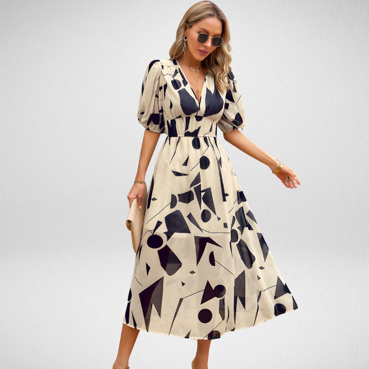 Meredith | Kleid mit V-Ausschnitt Damen