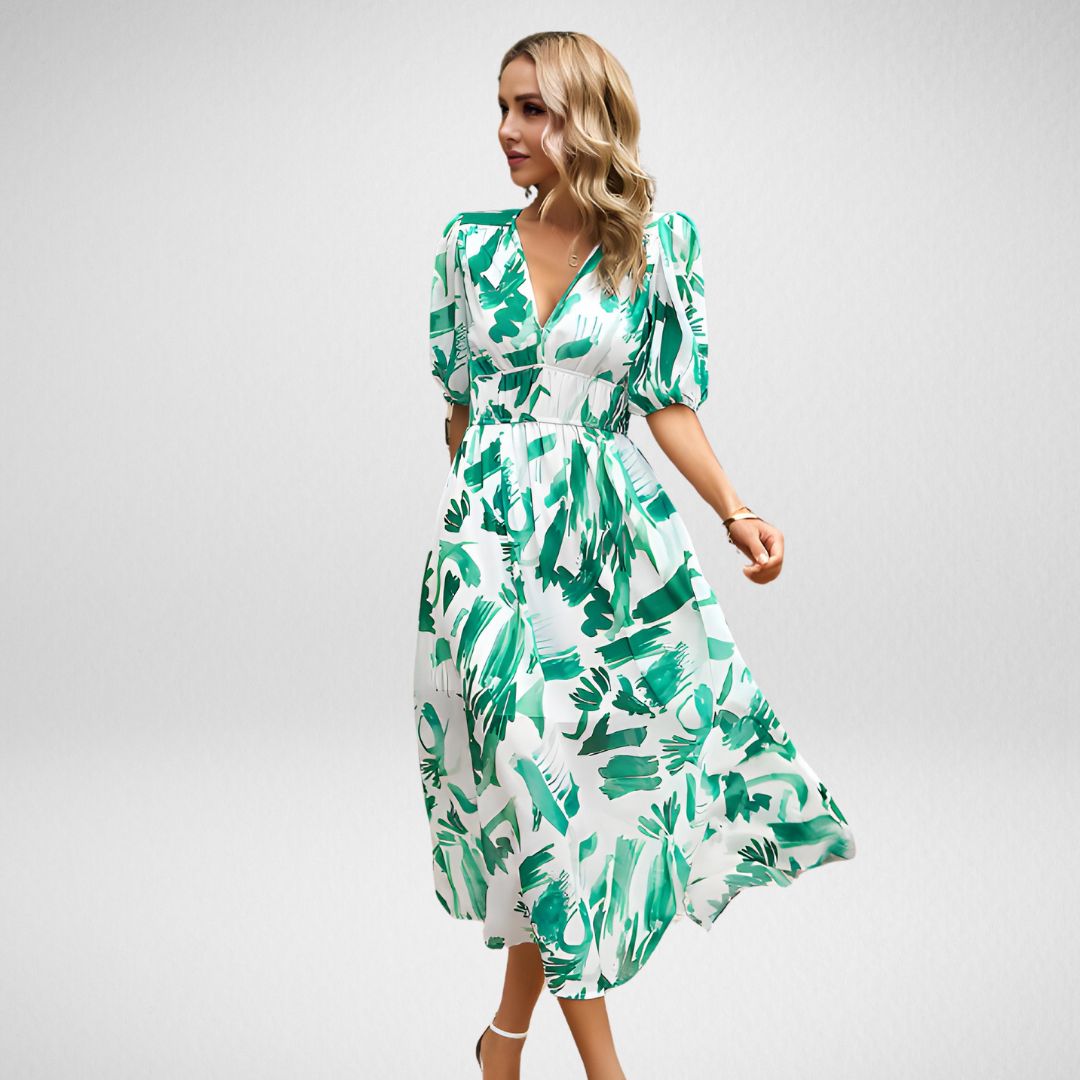 Meredith | Kleid mit V-Ausschnitt Damen