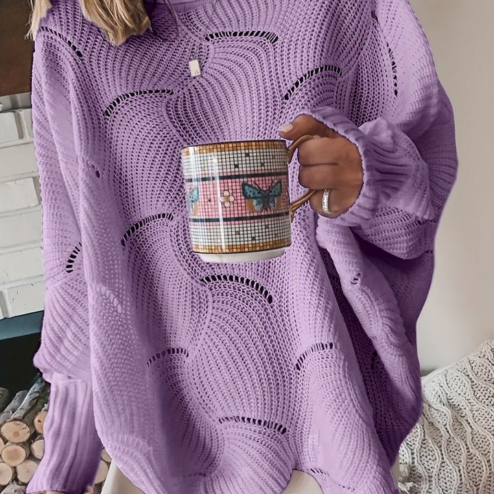 Yoko | Damenpullover aus geripptem Strickstoff