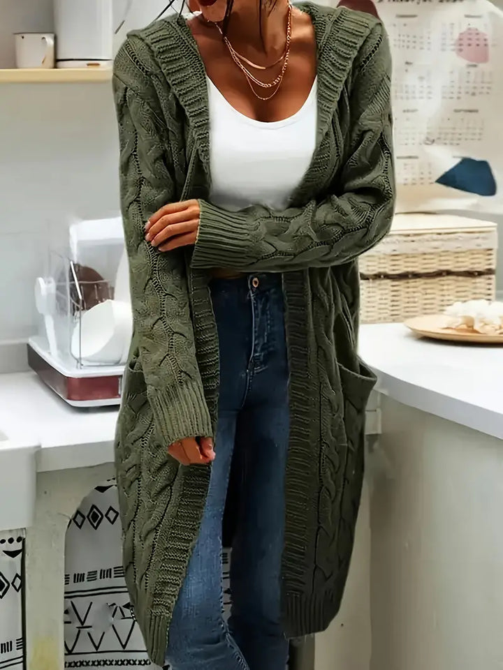 Isa | Legere Strickjacke mit aufgesetzten Taschen