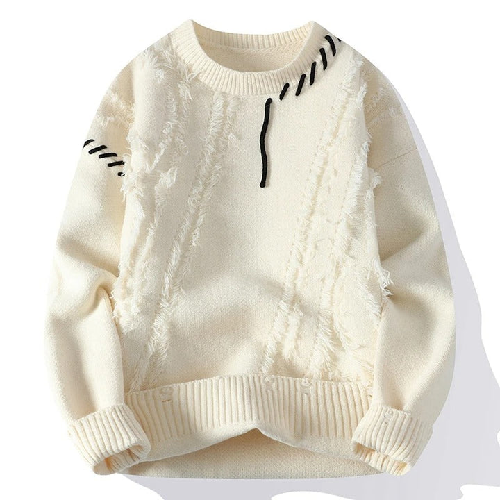 Apollo | Artisan Patchwork Pullover mit einzigartigem Design