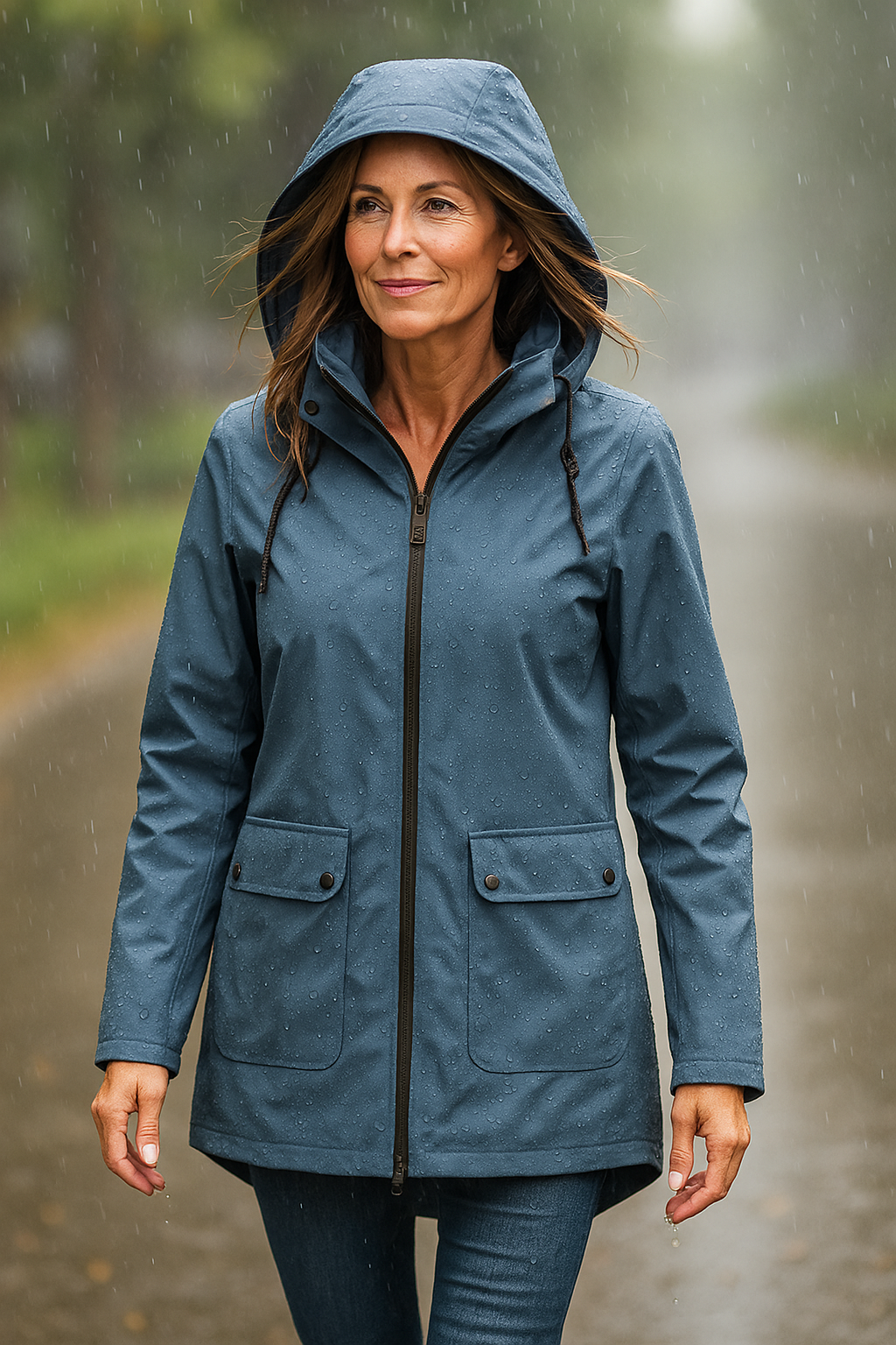 Lea | Eleganter Regenmantel für Damen im Alltag