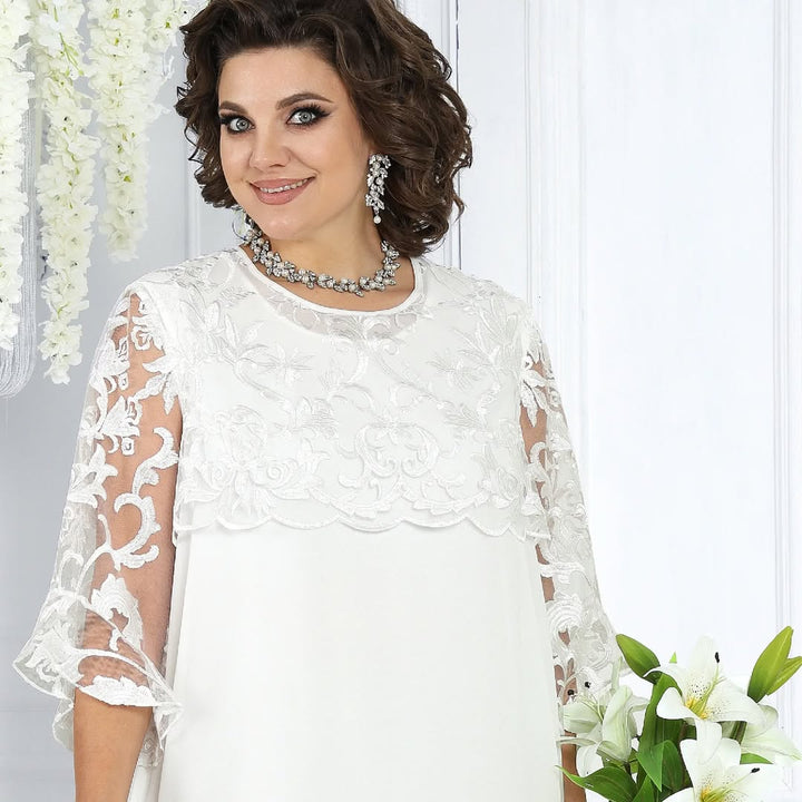Elina | Stilvolles Damen Midikleid lässig-elegant