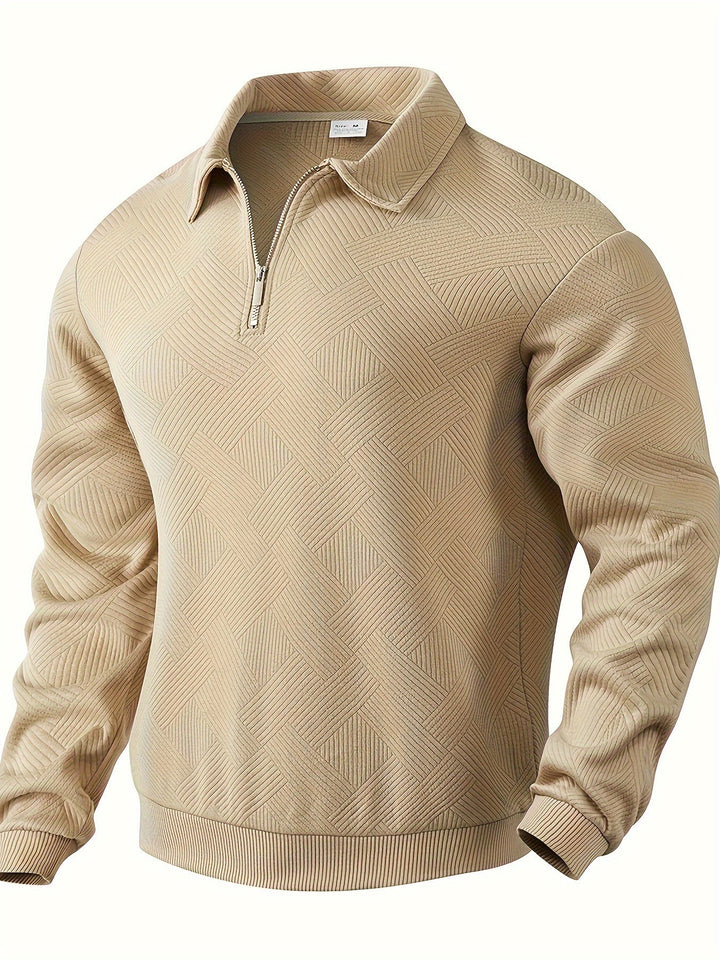 Ewald | Pullover mit viertellangem Reißverschluss