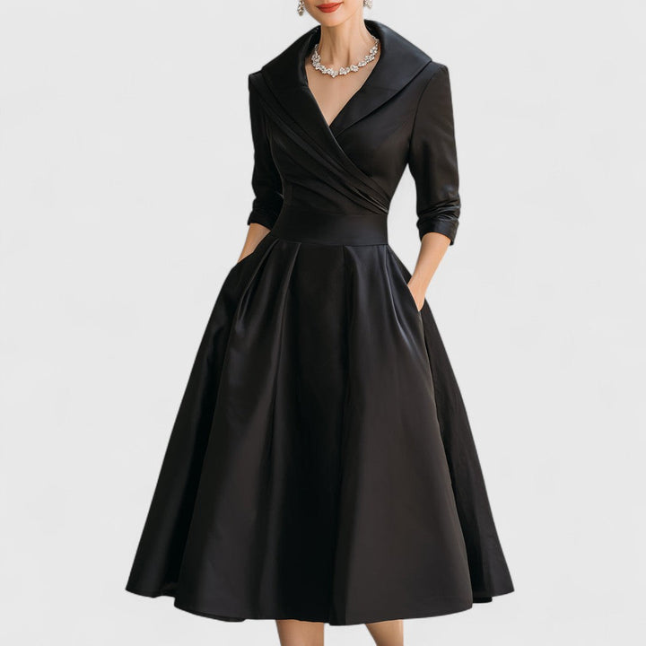 Claudia | Feminin geschnittenes Midikleid für Damen