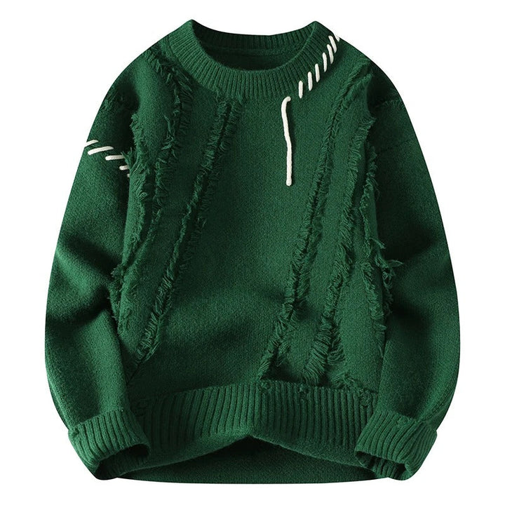 Apollo | Artisan Patchwork Pullover mit einzigartigem Design
