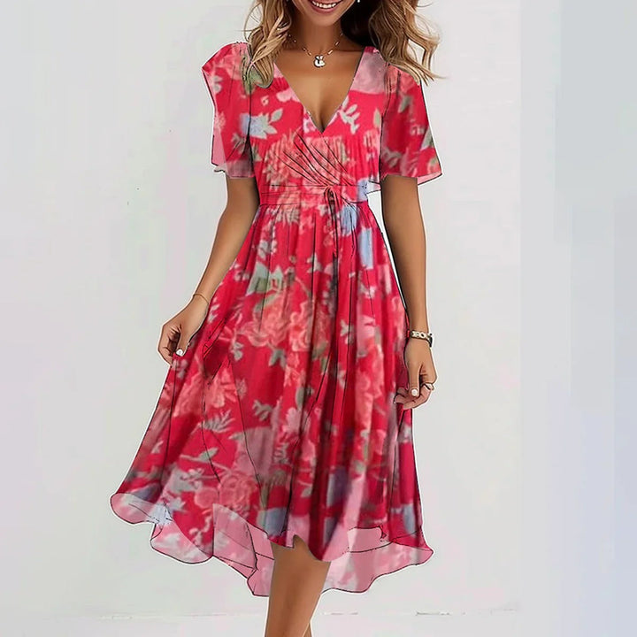 Andrea | Luftiges Freizeitkleid mit Muster