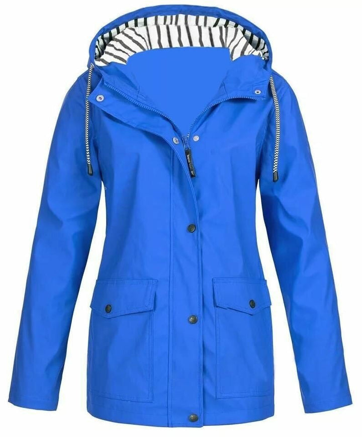Ilektra | Elegante Langärmelig Wasserdicht KapuzenPullover
