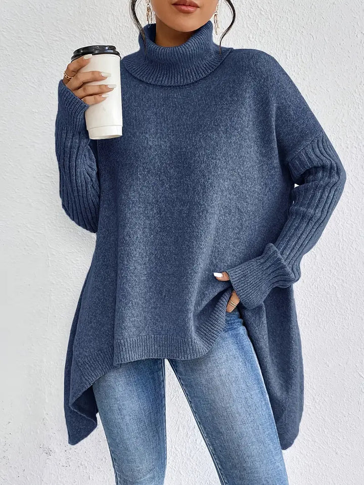 Clara | Warmer Damen Rollkragenpullover mit Komfortschnitt