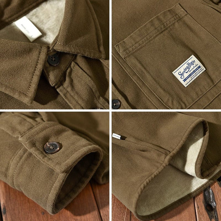 Outdoorhemd aus weichem Sherpa-Fleece