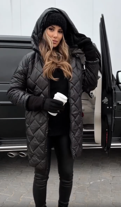 Clara | Gestepptes Damen Kapuzenjacke modern stilvoll