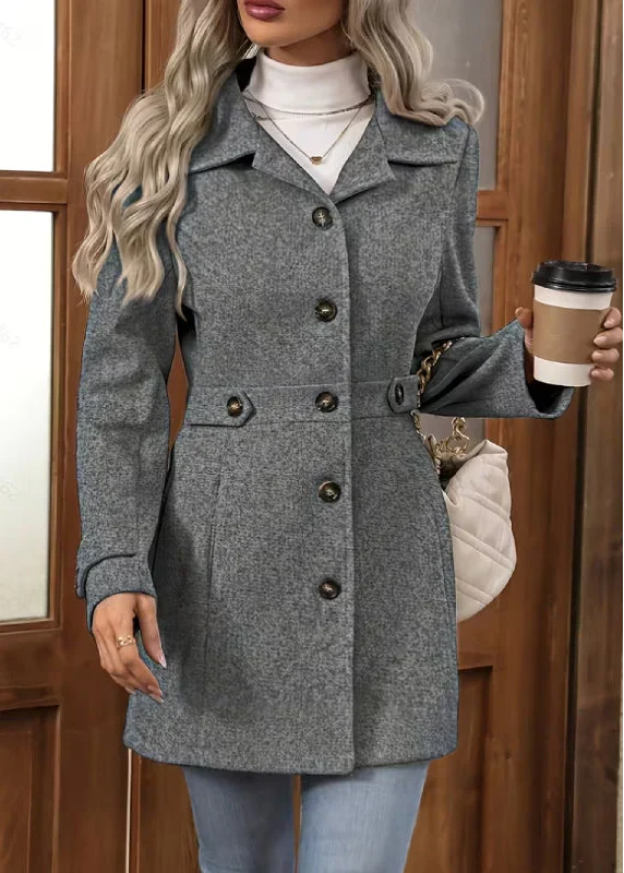 Hanna | Eleganter Tweed-Wintermantel Damen modern