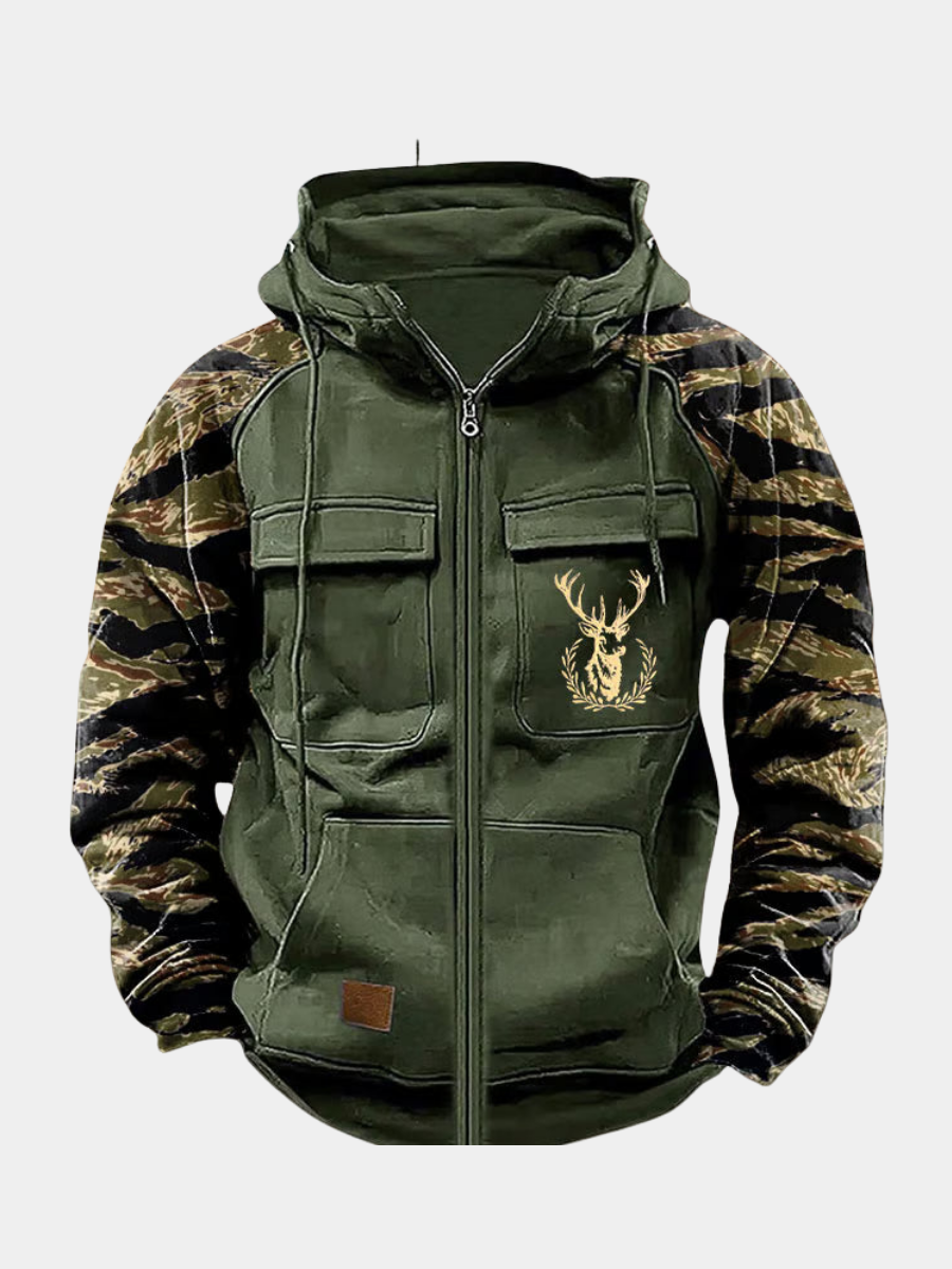 Amelie | Herren-Hoodie mit Reißverschluss & Taschen