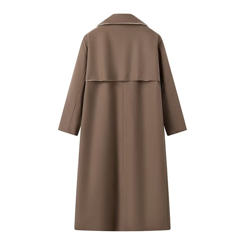 Beila | Trenchcoat mit Bindegürtel und Taschen