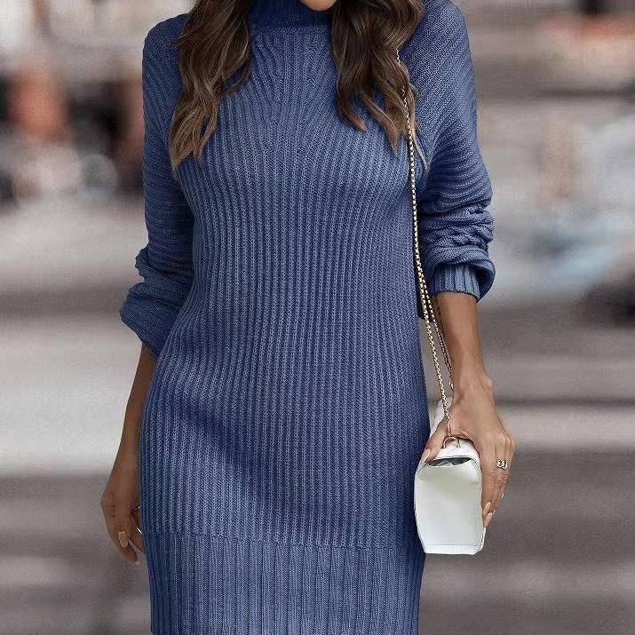 Aaraa | Langärmeliges Damen-Strickkleid