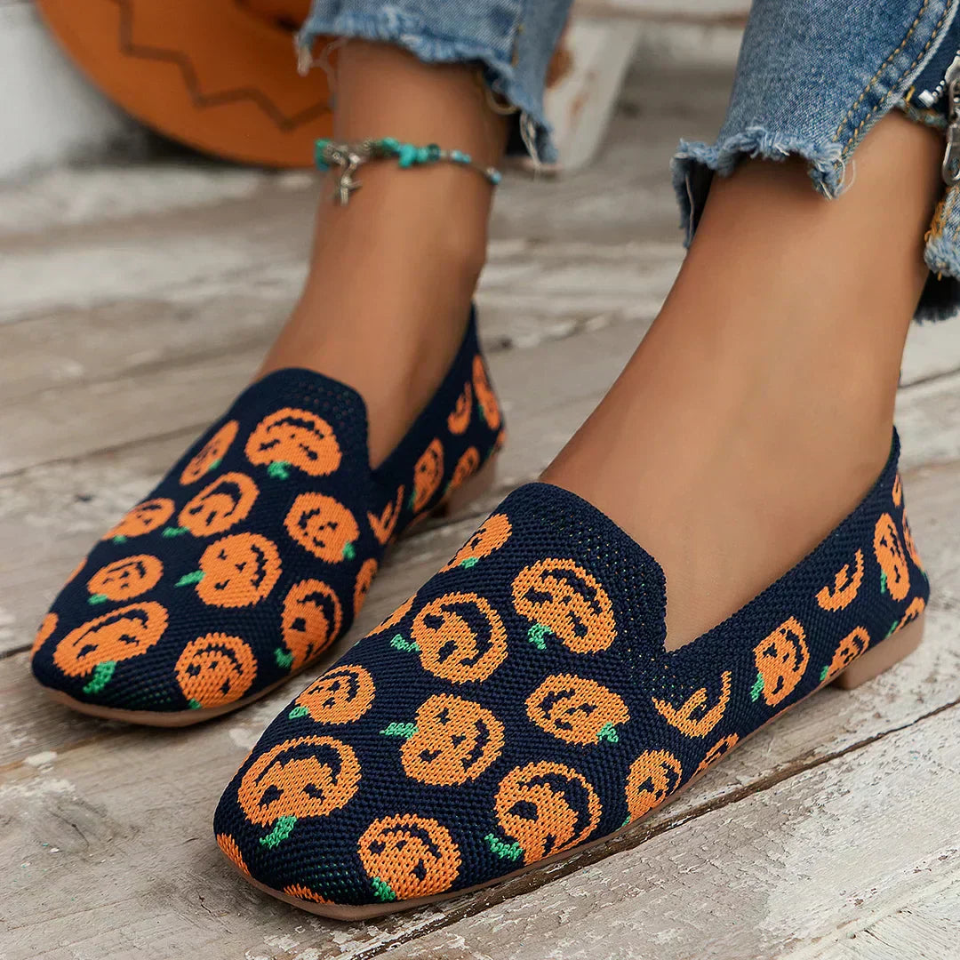 Lucie | Woven Orthopädische Mokassins