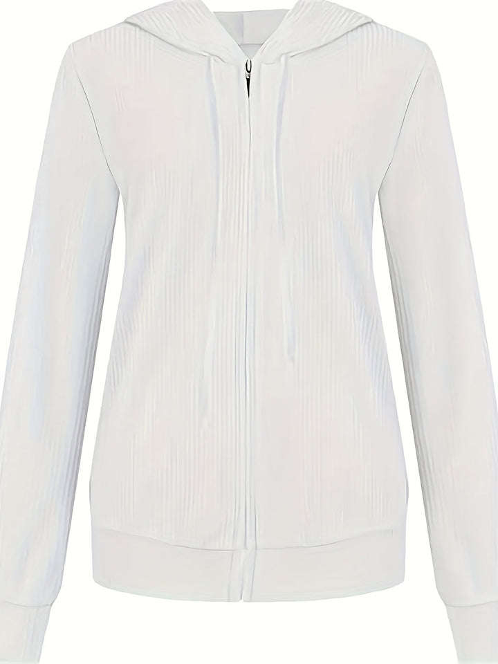 Emilia | Kapuzenjacke mit Reißverschluss und Kordelzug