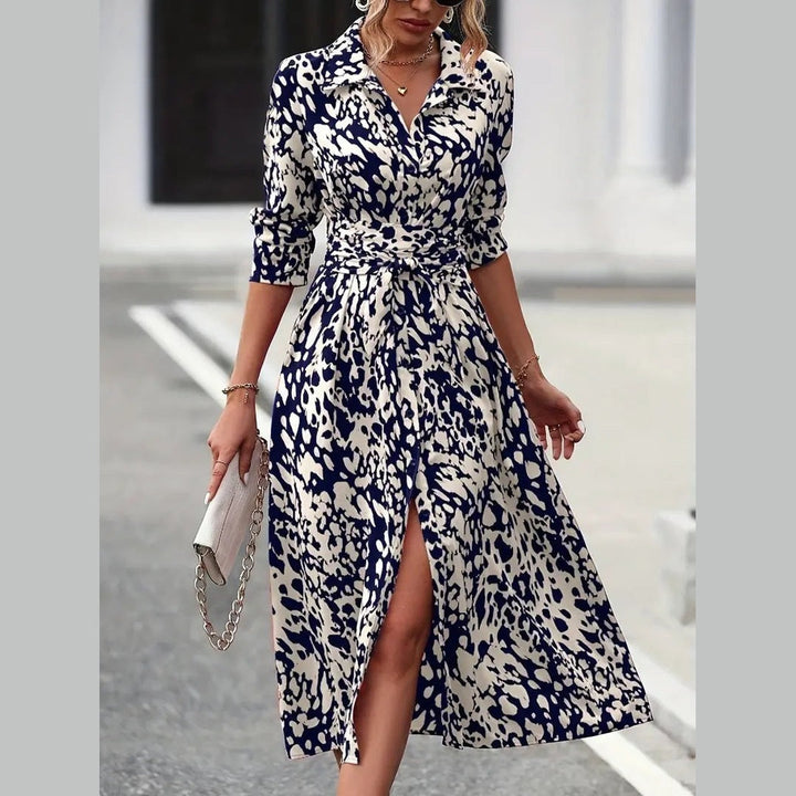 Sofia | Modisches Printkleid Damen Mit Stil