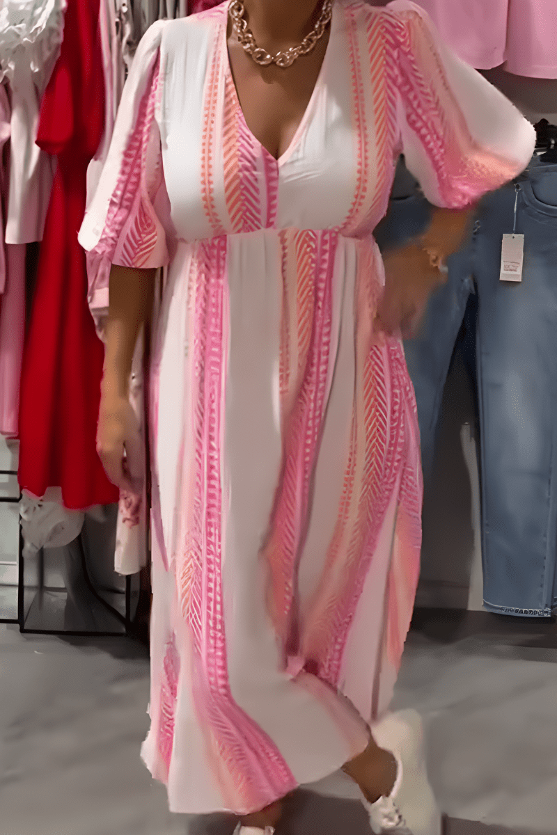 Clara | Schickes Leinen Sommerkleid Damen Look