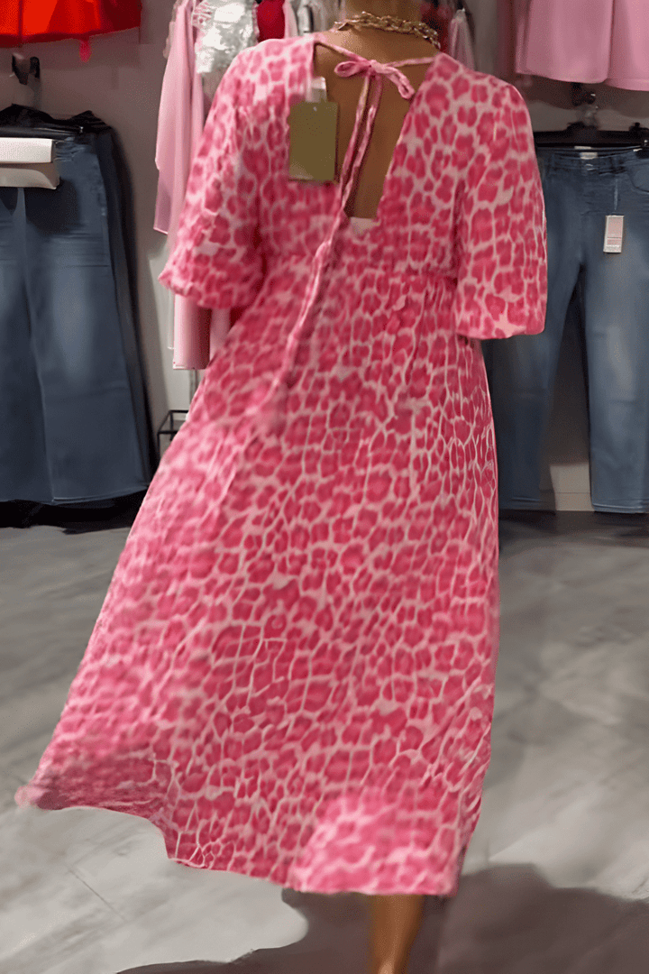 Clara | Schickes Leinen Sommerkleid Damen Look