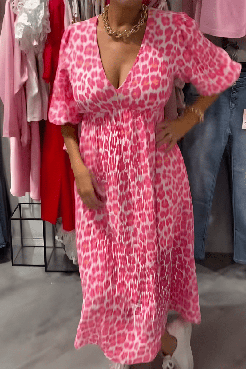 Clara | Schickes Leinen Sommerkleid Damen Look