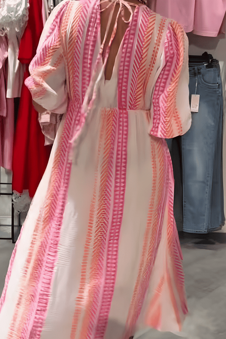 Clara | Schickes Leinen Sommerkleid Damen Look