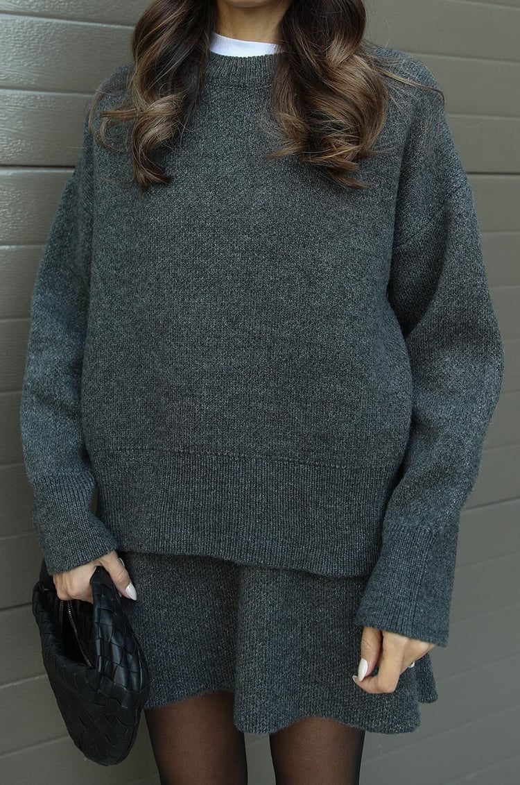 Helene | Zweiteiliges Set aus weichem Strickstoff