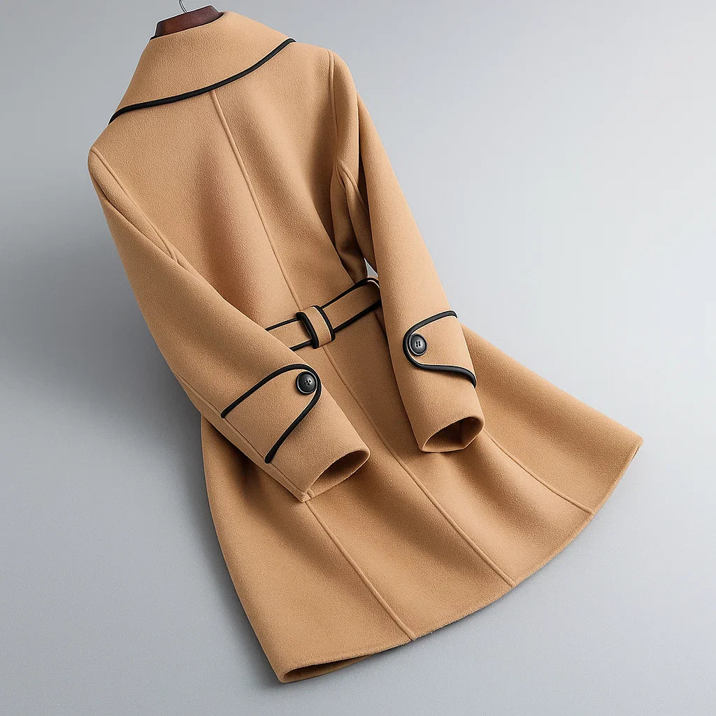 Elena | Eleganter Trenchcoat mit Reverskragen & Gürtel