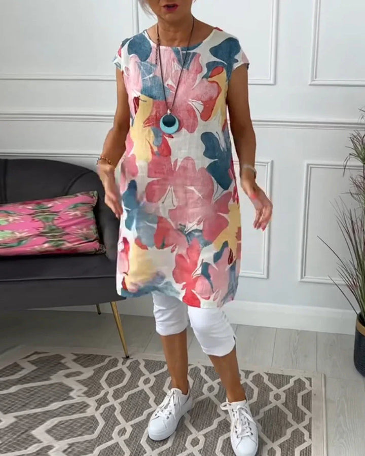 Greta | Lange Damenbluse für Alltag und Freizeit