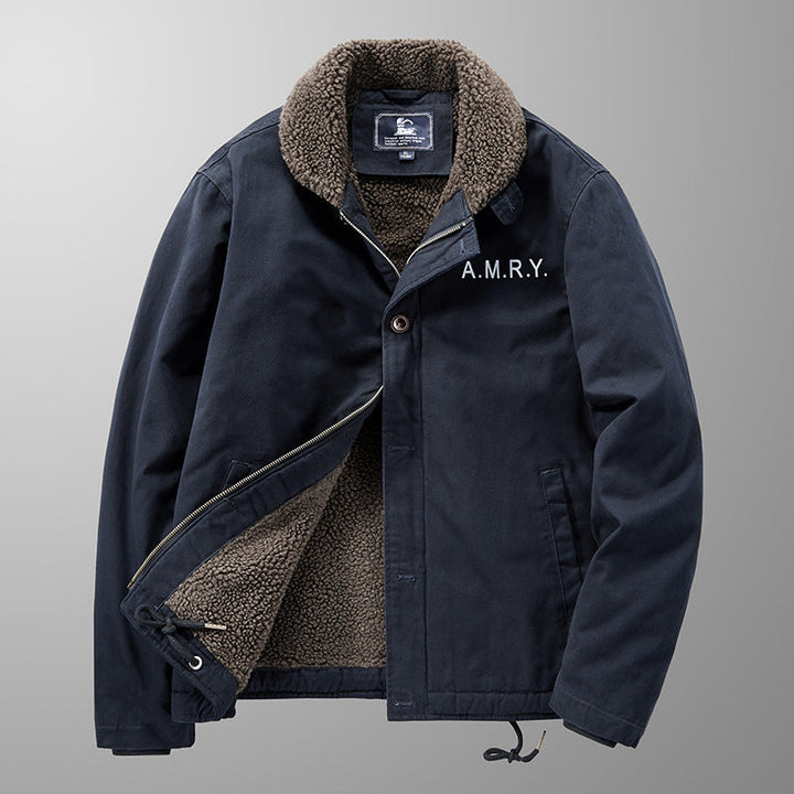 Alvo | Herrenjacke mit Kaschmir und Lammfellfutter