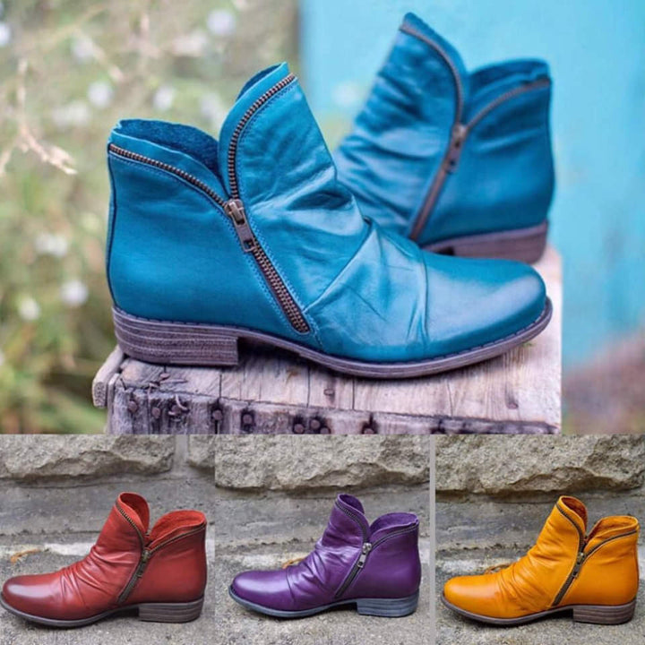 Anton | Hochwertige Lederstiefel mit Reißverschluss