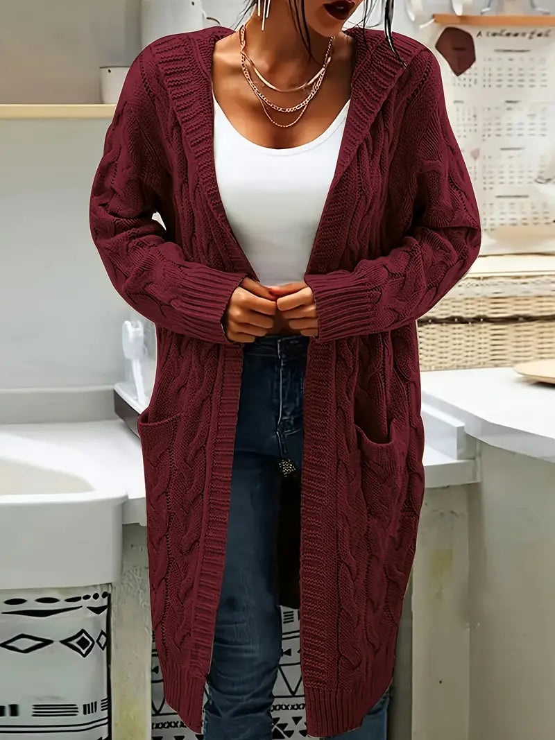 Isa | Legere Strickjacke mit aufgesetzten Taschen