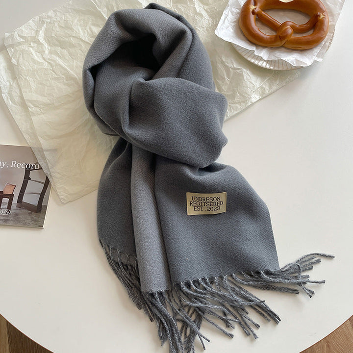 Kaschmirschal mit Fransen für stilvolle Looks