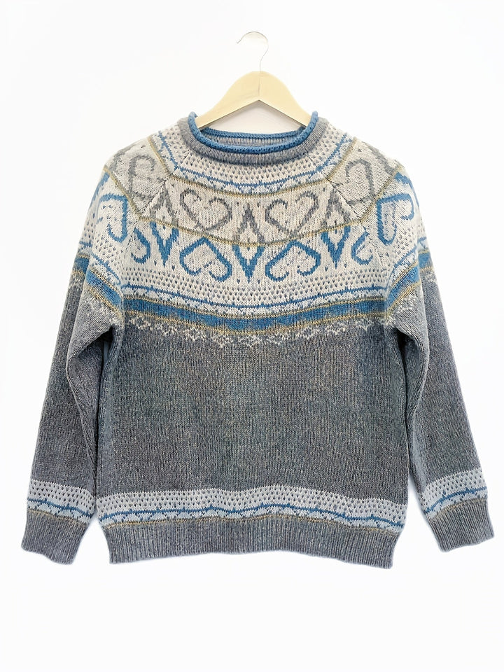 Elena | Warmer Pullover im stilvollen Strick-Look