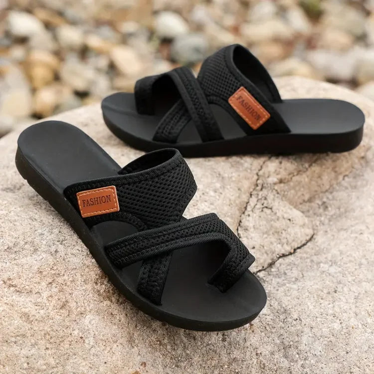 Celia | Perforierte Mesh-Sandalen mit Komfortsohle