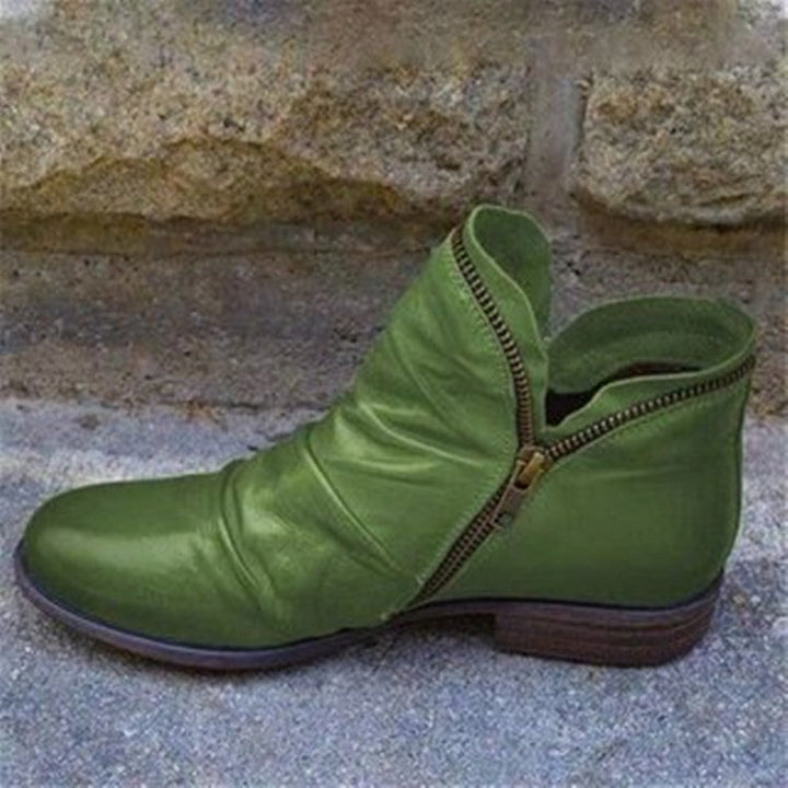 Anton | Hochwertige Lederstiefel mit Reißverschluss