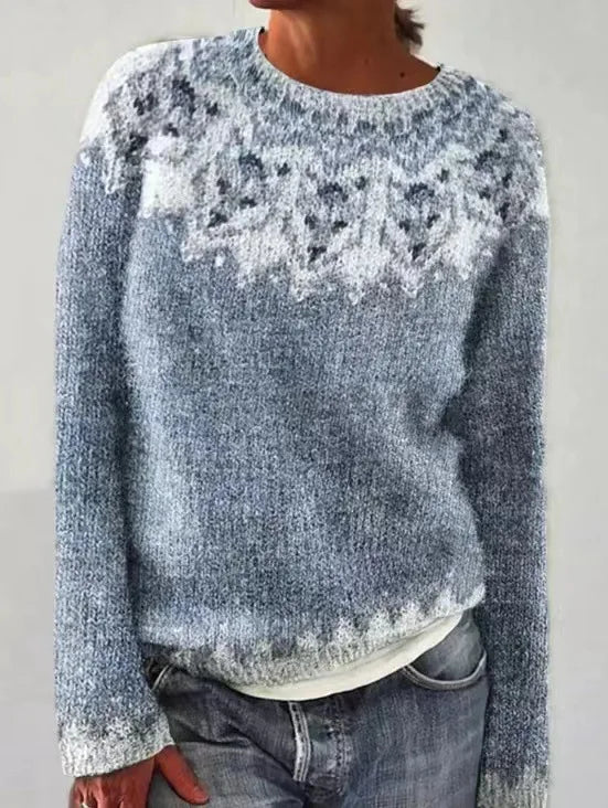 Rose | Retro-Herbstpullover mit einzigartigem Design