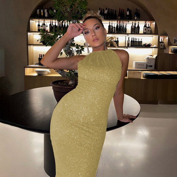 Jana | Elegantes Abendkleid Damen lang mit Pailletten